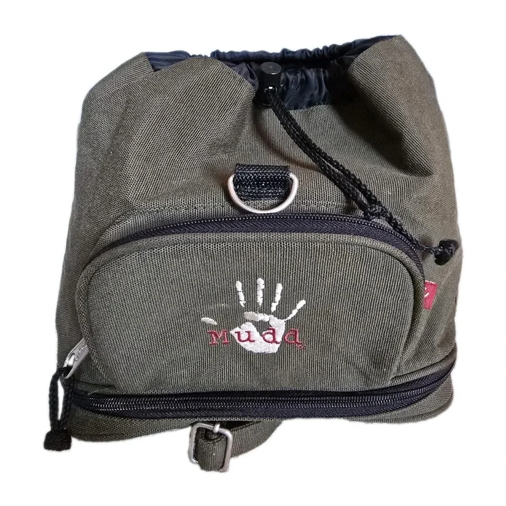 Mudd Y2K Vintage Mini Backpack Green Bag